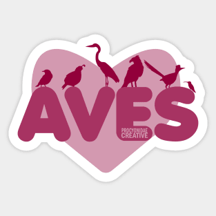 ♥ Aves Sticker